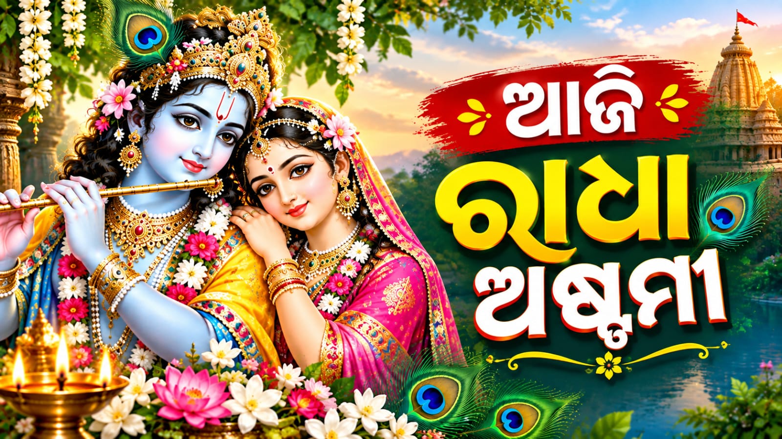 ଆଜି ପବିତ୍ର ରାଧା ଅଷ୍ଟମୀ